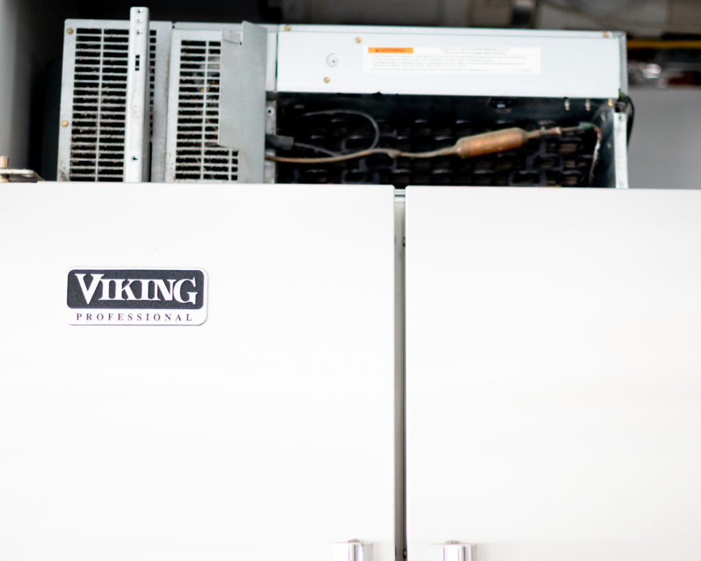 Viking Professional Refrigerator Repair - Unit Compartment